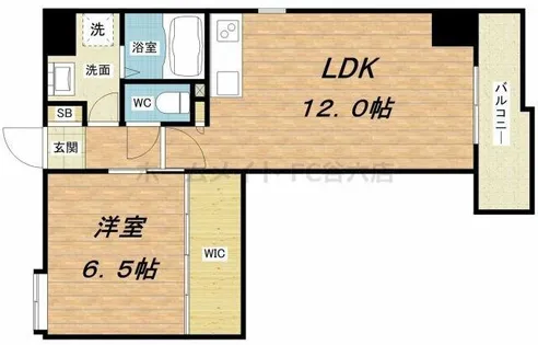 レジディア堺筋本町【10階】の間取り