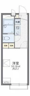 レオパレスクロワール【2階】の間取り