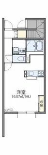 レオネクストロードスカイ【1階】の間取り