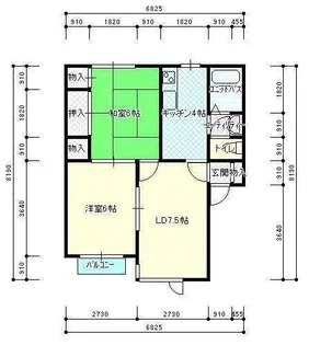 エクセレント2・2【201号室】の間取り