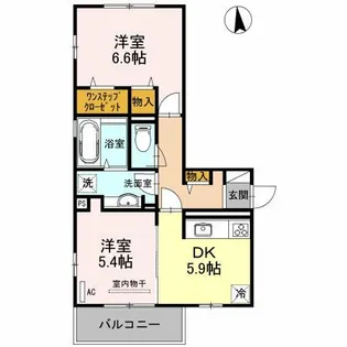 モア・サンハイム【2階】の間取り