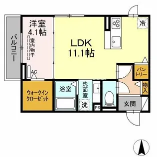 PLUM Ⅴ【3階】の間取り