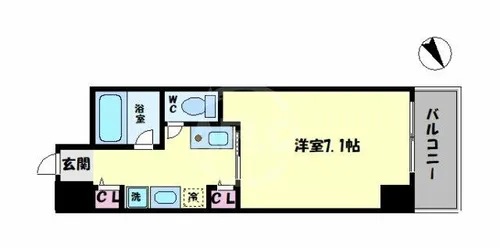 ADORER【7階】の間取り