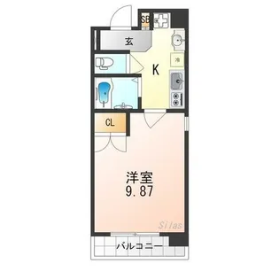 プロスペクト河原町五条【8階】の間取り