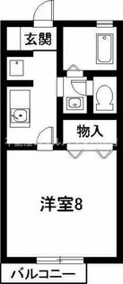 メゾンモンテソレイユ B棟【101号室】の間取り