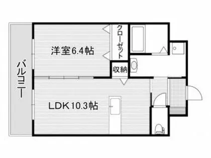 ジュピター【12階】の間取り