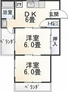 コーポ近藤【2階】の間取り