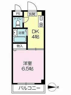 シャルム緑地【3階】の間取り