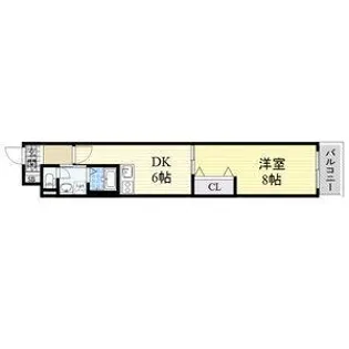 アニマーレ上本町【402号室】の間取り