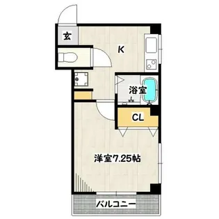 寒川ビル【2階】の間取り