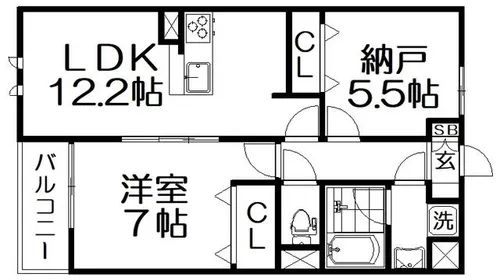 PASTON COCO【3階】の間取り