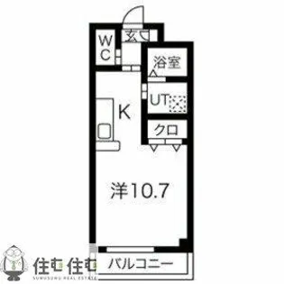 リバーサイド神ノ木【1階】の間取り