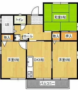 ローズスクエア【102号室】の間取り