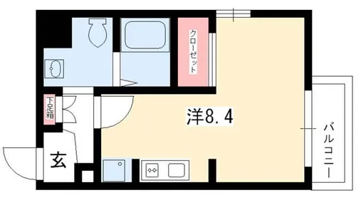ライブコート丸の内【0203号室】の間取り