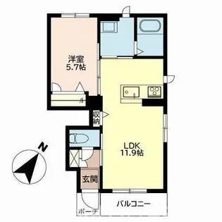 加東市家原(ハートフルヒルズ赤岸)【1階】の間取り