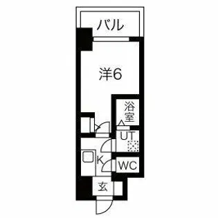 エスリード ザ・グラン天六【7階】の間取り
