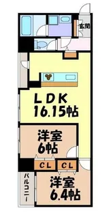 三の丸殿【3階】の間取り