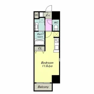 フローラ草平【3階】の間取り