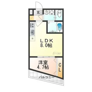 ARCA嵯峨嵐山【2階】の間取り