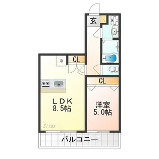 ARCA嵯峨嵐山【2階】の間取り
