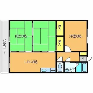 文栄第二ビル【205号室】の間取り