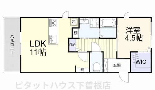 プランドール【101号室】の間取り