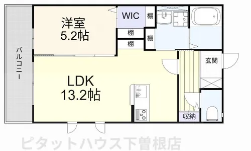 プランドール【102号室】の間取り