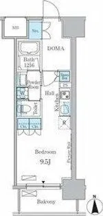 ヒヴィ・カーサ名駅西【8階】の間取り