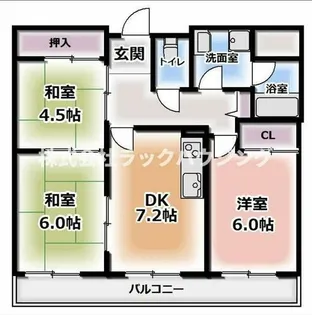 メゾン・エクセレント【4階】の間取り
