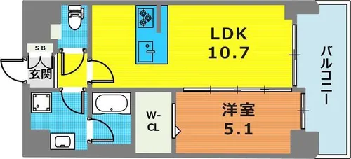 Lino Okamoto【4階】の間取り