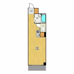 サンレスポワール天王寺【3階】の間取り
