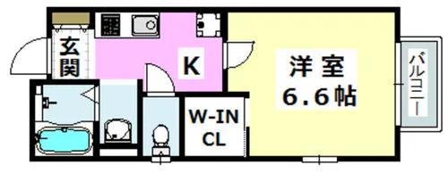杜の館【106号室】の間取り