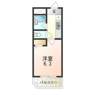 大阪府堺市東区白鷺町1丁【マンション】の間取り