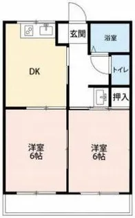 愛知県岡崎市大平町字辻杉【マンション】の間取り
