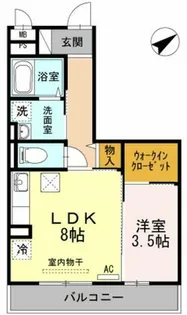 F-グロワール【1階】の間取り