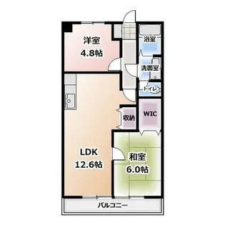 安田ハイツ【3階】の間取り