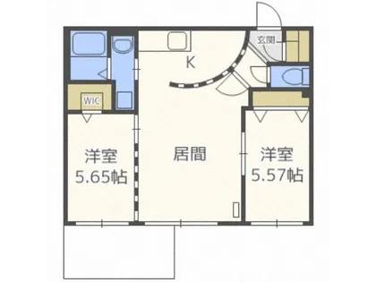 ガーデンテラス24【4階】の間取り