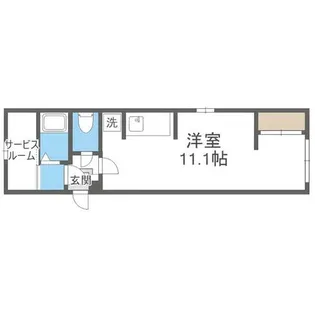 アイアール麻生Ⅴ【1階】の間取り