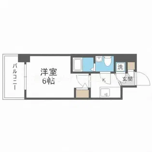 エスリード大阪梅田リュクス【9階】の間取り