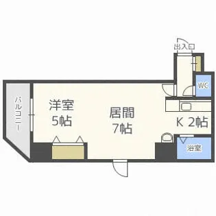 ミラバ澄川【901号室】の間取り