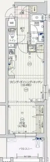 ベラジオ雅び京都烏丸西【2階】の間取り