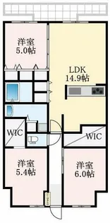 大阪府堺市東区白鷺町3丁【マンション】の間取り