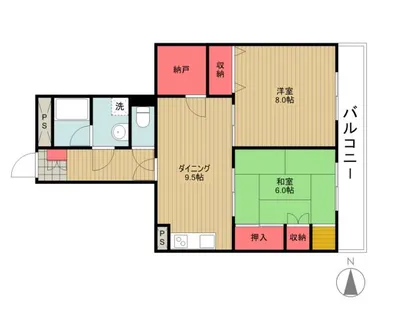 TF215雪見【3階】の間取り