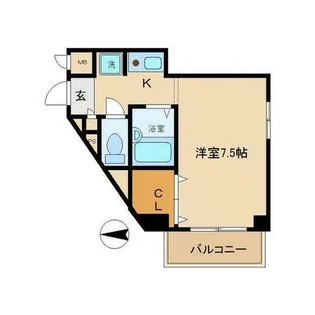 ボヌワール武庫之荘【402号室】の間取り