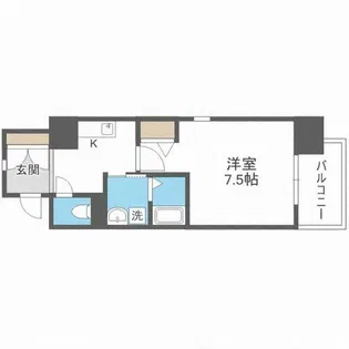SWISS梅田東【2階】の間取り