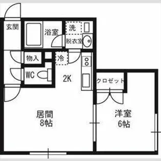 すいえん【4階】の間取り