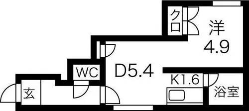 インディペンデンスS5J【2階】の間取り
