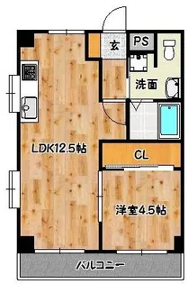 兵庫県神戸市兵庫区下沢通6丁目【マンション】の間取り