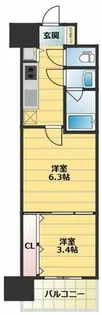 スプランディッドⅧ【9階】の間取り