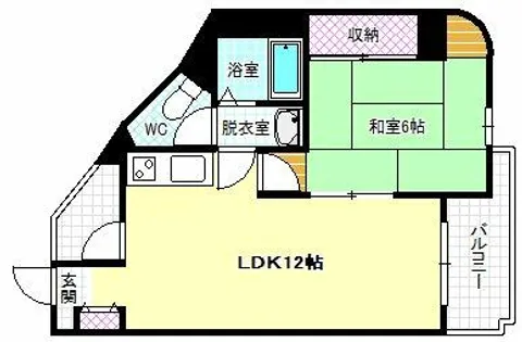 ファミティ弐番館【4階】の間取り